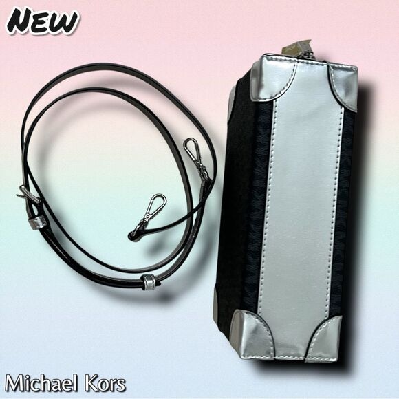 NEW NWT Michael Kors Jeanie Small Trunk Crossbody Purse – NYC Patch Edition - Picture 9 of 12